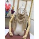 Replica Gucci Mickey velvet square scarf Brown