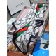 Replica Gucci printed silk scarf 110 x 110 White