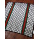 Replica Gucci printed silk scarf 110 x 110 White