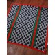 Replica Gucci printed silk scarf 110 x 110 Black