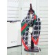 Replica Gucci printed silk scarf 110 x 110 Black