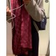 Fake Gucci Classic wool jacquard scarf 48 x 180 Purple Replica