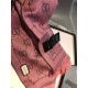 Fake Gucci Classic wool jacquard scarf 48 x 180 Pink Replica