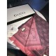 Fake Gucci Classic wool jacquard scarf 48 x 180 Pink Replica