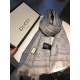 Replica Gucci Classic wool jacquard scarf 48 x 180 Gray