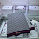 Replica Gucci cashmere jacquard scarf 30 x 190 Gray