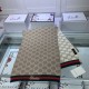 Replica Gucci cashmere jacquard scarf 30 x 190 Brown