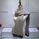 Replica Gucci cashmere jacquard scarf 30 x 190 Brown