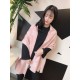 Replica Gucci Double-sided two-tone Wool Scarf 50 x 200 Pink