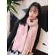 Replica Gucci Double-sided two-tone Wool Scarf 50 x 200 Pink