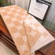 Replica Gucci Double-sided two-tone Wool Scarf 50 x 200 Brown