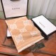 Replica Gucci Double-sided two-tone Wool Scarf 50 x 200 Brown