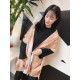Replica Gucci Double-sided two-tone Wool Scarf 50 x 200 Brown