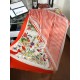 Replica Gucci classic floral cashmere scarf 100 x 200 Orange