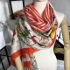 Replica Gucci classic floral cashmere scarf 100 x 200 Orange