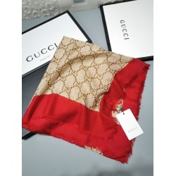 Fake Gucci Classic Cashmere Scarf 100 x 200 Red Replica