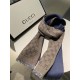 Fake Gucci GG jacquard cashmere scarf 23 x 180 Dark Blue Replica