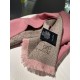 Replica Gucci GG jacquard cashmere scarf 23 x 180 Pink