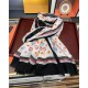 Replica Louis Vuitton printed cashmere long scarf 100 x 200