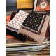 Replica Louis Vuitton printed cashmere long scarf 100 x 200