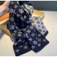 Fake Louis Vuitton Monogram Denim Scarf M76245 30 x 180 Replica