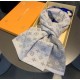 Replica Louis Vuitton Monogram Denim Scarf M76246 30 x 180
