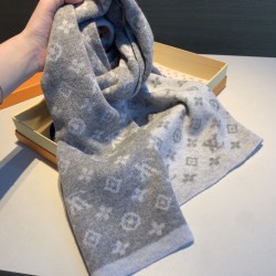 Replica Louis Vuitton Monogram Denim Scarf M76246 30 x 180