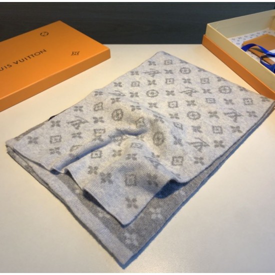 Replica Louis Vuitton Monogram Denim Scarf M76246 30 x 180