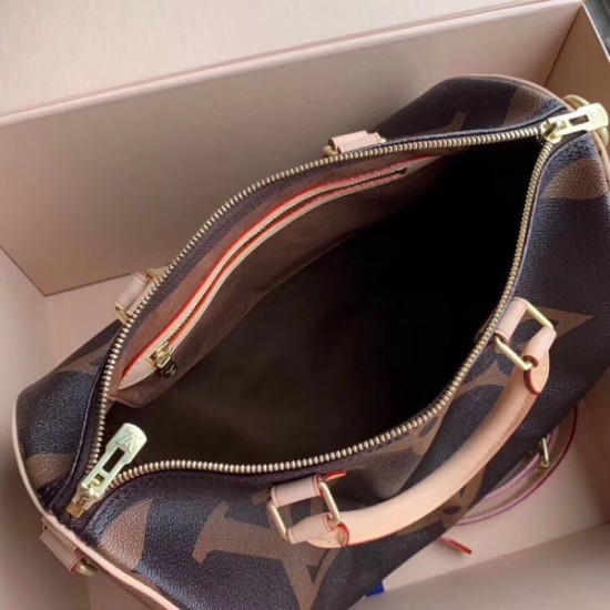 Replica Louis Vuitton Speedy Bandouliere 30 Monogram Giant M44602