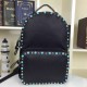 Replica Black Medium Rockstud Backpack With Stones Replica Black Medium Rockstud Backpack With Stones