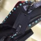 Replica Black Medium Rockstud Backpack With Stones Replica Black Medium Rockstud Backpack With Stones