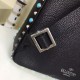 Replica Black Medium Rockstud Backpack With Stones Replica Black Medium Rockstud Backpack With Stones