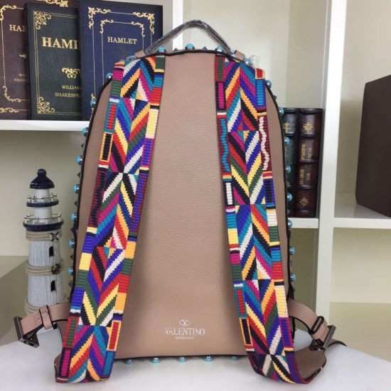 Replica Bronze Medium Rockstud Backpack With Stones Replica Bronze Medium Rockstud Backpack With Stones
