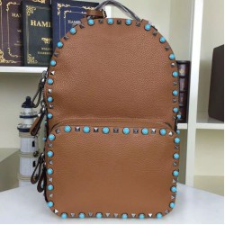 Replica Camel Medium Rockstud Backpack With Stones
