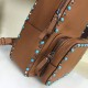 Replica Camel Medium Rockstud Backpack With Stones Replica Camel Medium Rockstud Backpack With Stones