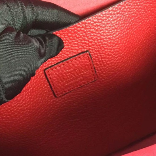 Fake Red Medium Rockstud Backpack With Stones Replica Replica Red Medium Rockstud Backpack With Stones