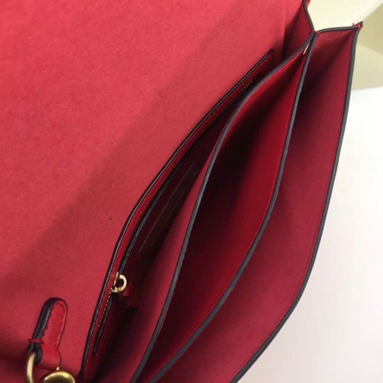 Replica Red Rockstud Clutch Bag With Multicolored Stones Replica Red Rockstud Clutch Bag With Multicolored Stones