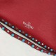 Replica Red Rockstud Rolling Medium Tote With Stones Fake Red Rockstud Rolling Medium Tote With Stones Replica