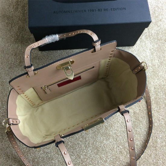 Replica Rockstud Small Tote In Light Brown Calfskin Replica Rockstud Small Tote In Light Brown Calfskin