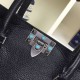 Replica Black Small Rockstud Handle Bag With Stones Replica Black Small Rockstud Handle Bag With Stones