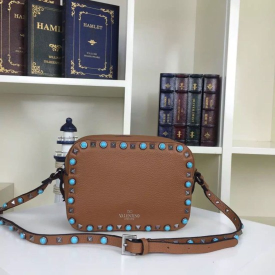 Replica Camel Rockstud Camera Bag With Stones Replica Camel Rockstud Camera Bag With Stones