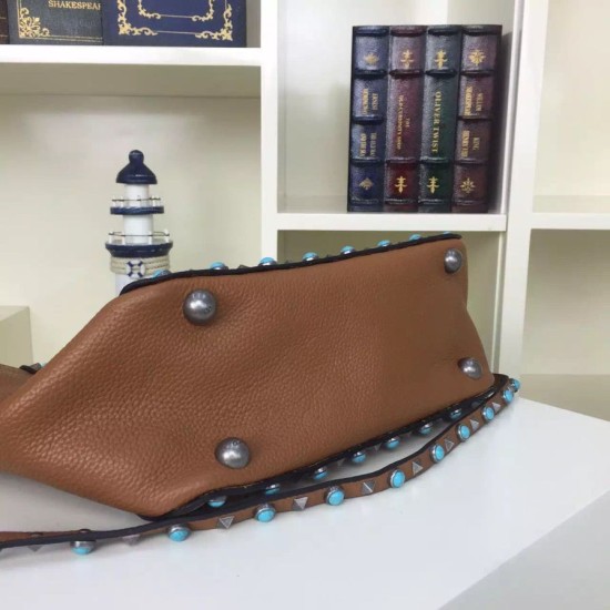 Replica Camel Rockstud Rolling Small Tote With Stones Replica Camel Rockstud Rolling Small Tote With Stones