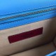 Replica Small Chain Shoulder Bag In Light Blue Calfskin Replica Small Chain Shoulder Bag In Light Blue Calfskin