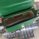 Replica Rockstud Shoulder Bag In Green Calfskin