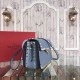 Replica Rockstud Shoulder Bag In Light Blue Calfskin